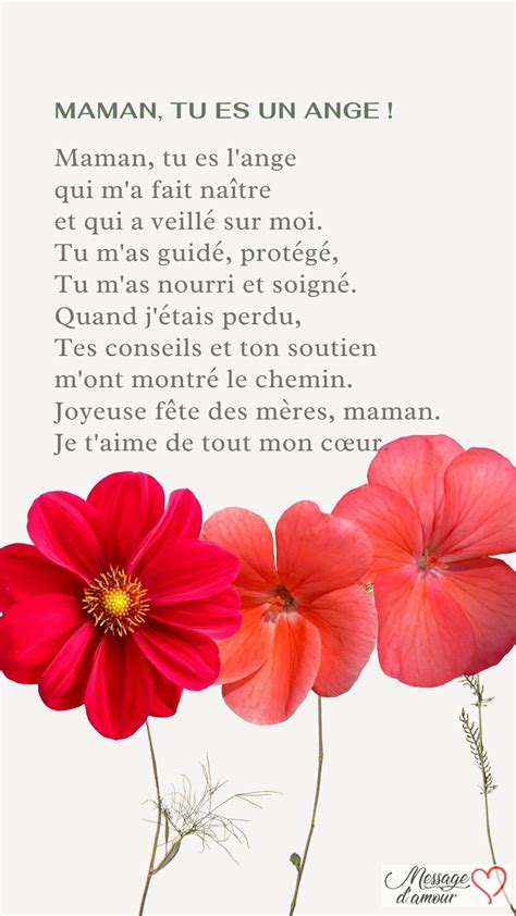 Les plus beaux poèmes pour la fête des mères - Message d'amour