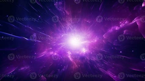 Explosion with purple lighting. Generative AI 30709470 Stock Photo at ...