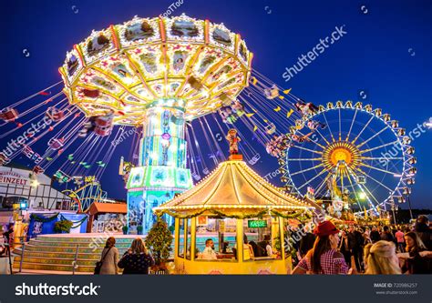 Munich Germany September 21 People Fairground Stock Photo 720986257 ...