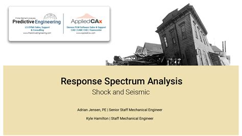 Response Spectrum Analysis - Shock and Seismic in FEMAP & NX Nastran | Predictive Engineering