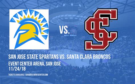 San Jose State Spartans vs. Santa Clara Broncos Tickets | 24th November ...