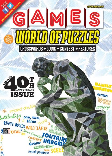 Games World of Puzzles Magazine | TopMags