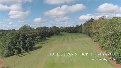 Hole#3 Karen Country Club Golf Course - YouTube