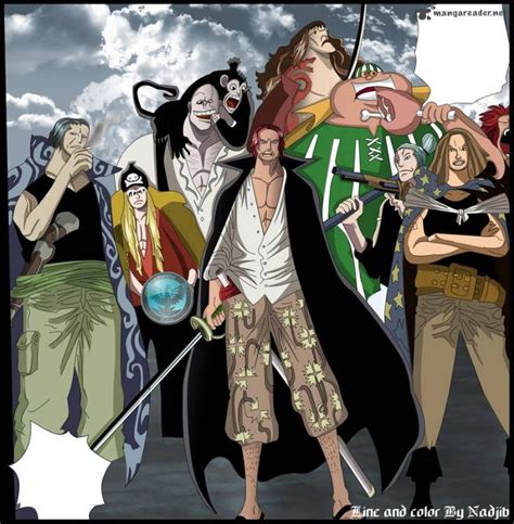 One Piece Shanks Crew - Shanks crew #onepiece | Personagens de anime, Anime luta ... / Eustass ...