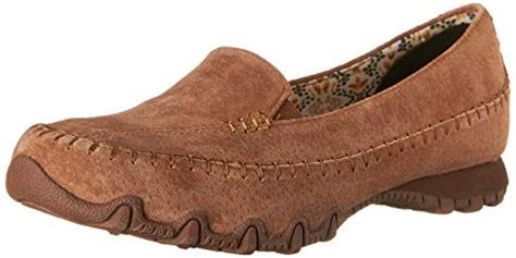 Skechers Women's Bikers Pedestrian Memory Foam Slip-On Moccasin # ...