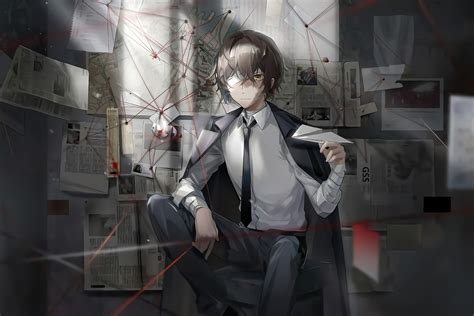 Wallpaper : Dazai Osamu, Bungo Stray Dogs, anime boys, husbando 4800x3200 - dankwafel - 2098109 ...