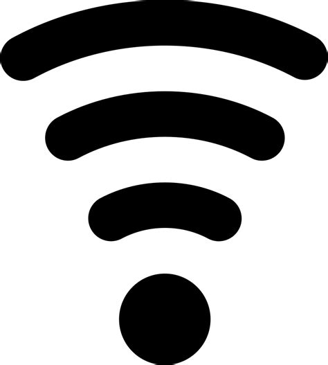 Wifi Low Signal Symbol For Interface Svg Png Icon Free Download (#52326 ...