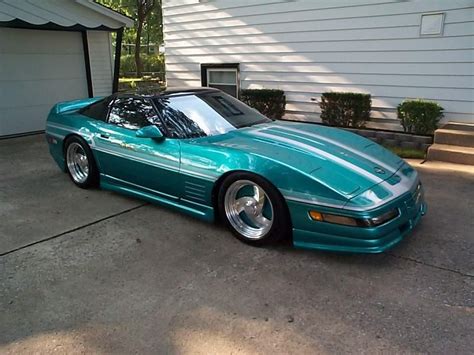 C4 Teal Custom | Vintage corvette, Chevy sports cars, Corvette stingray