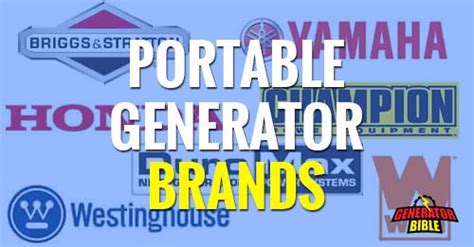 Best Portable Generator Brands In August 2024