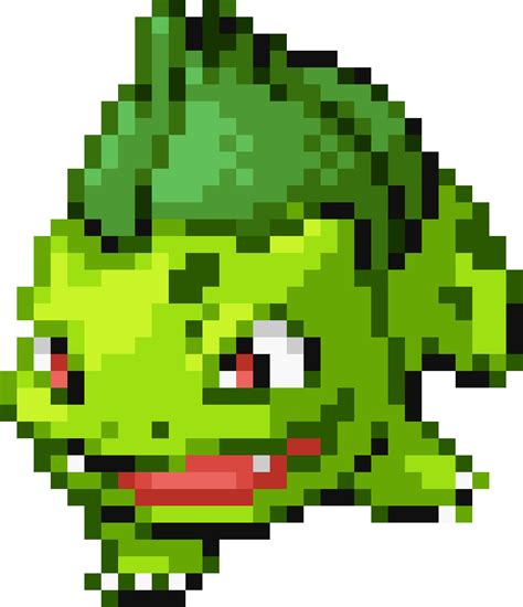 Shiny Bulbasaur Pixel Art Check this out incidentally is this pose even ...