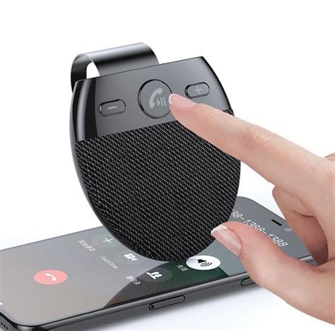 2021 SP11 Bluetooth Car Phone Sun Visor Hands Free Speakerphone With ...