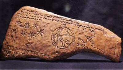 Babylonian Astronomical Almanac Cuneiform Tablet | Languages of the East - Digital Exhibits