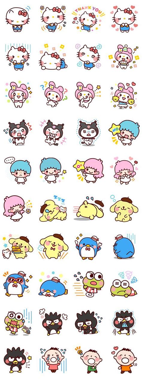 Sanrio | Cute stickers, Kawaii stickers, Kawaii doodles