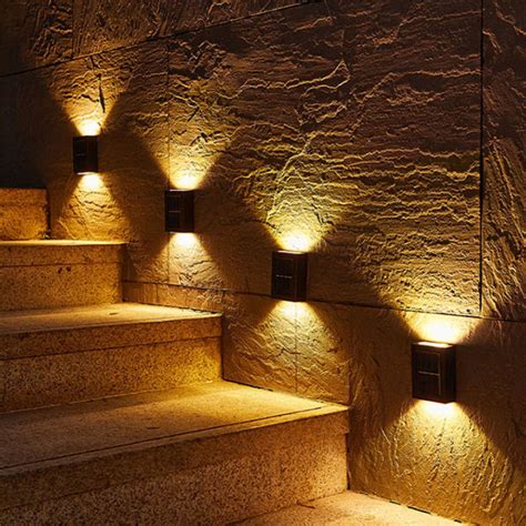 Intelligent LED Solar Lights IP65 Waterproof Outdoor Lighting Wall Lamp ...