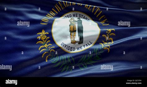 Kentucky state flag background illustration, USA symbol backdrop Stock Photo - Alamy