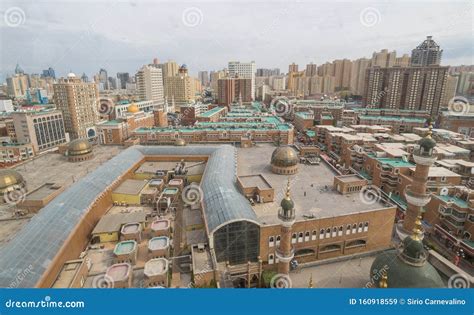 The Skyline of Urumqi, Xinjiang. China Stock Image - Image of history ...