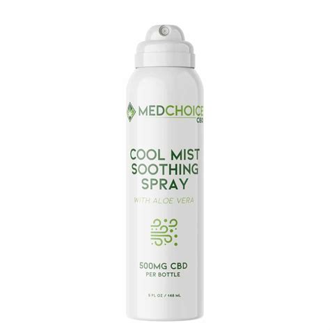 Cool Mist Soothing Spray with 500mg CBD | MedChoice CBD