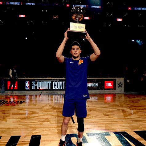 Devin Booker Sets NBA 3-Point Contest Record with 28 Points in Final ...