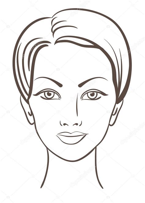 Beautiful woman face vector illustration — Stock Vector © prezent #1919970