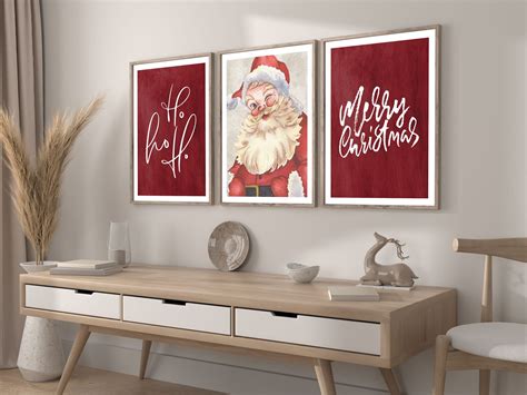 Christmas Printable Wall Art Christmas Prints Set of 3 - Etsy