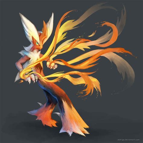 Mega Blaziken by eldrige on deviantART | 可愛いポケモン, ポケモン, イラスト