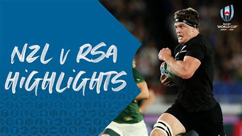 HIGHLIGHTS: New Zealand 23-13 South Africa - Rugby World Cup 2019 - YouTube