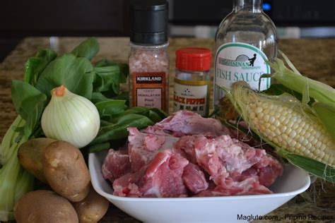 Nilagang Buto-Buto ng Baboy (Boiled Pork Neck Bone with Vegetables) « Magluto.com - Filipino ...