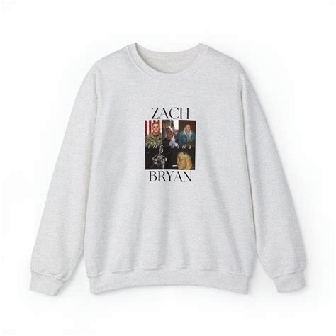 Zach Bryan Crewneck Zach Bryan Merch Zach Bryan Top Zach - Etsy