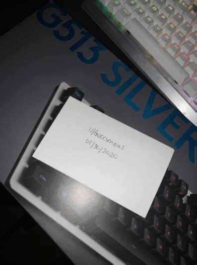 [USA-NYC][H] Logitech G513 Silver New In Box [W] PayPal / Local : hardwareswap