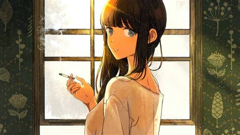 Anime Girl Smoke – Telegraph