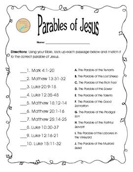 Free Bible Printables | TUTORE.ORG - Master of Documents