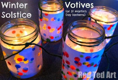 Winter Solstice Crafts - Votives or Lanterns