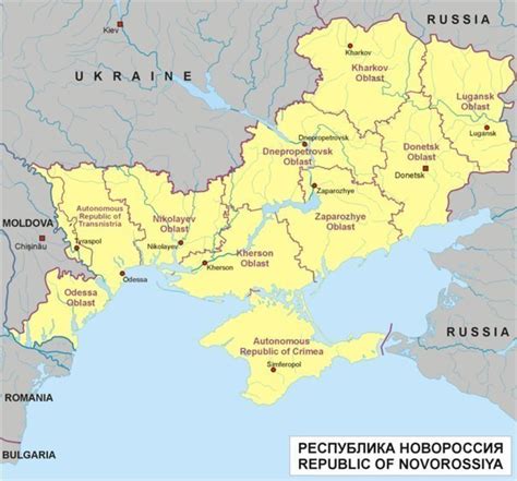 NationStates | Dispatch | Map of the Novorussian Republic and key data