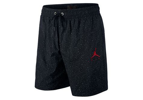 NIKE AIR JORDAN JUMPMAN CEMENT POOLSIDE SHORTS BLACK price €37.50 | Basketzone.net