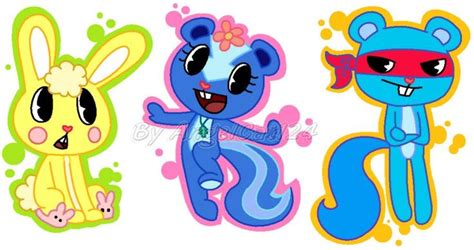 Cuddles, Petunia and Splendid by AngelCat124 on DeviantArt | Happy tree friends, Happy friends ...