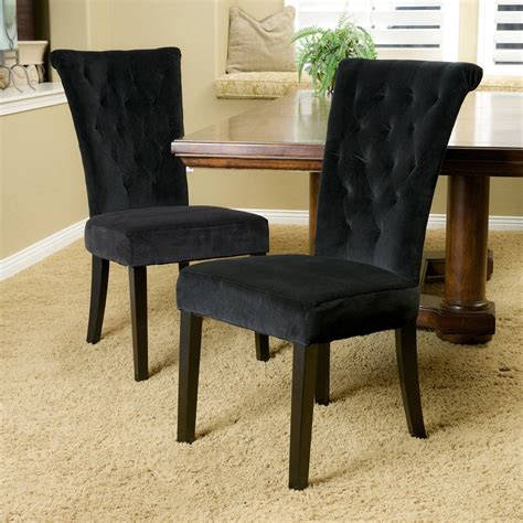 Veneto Parsons Dining Chair - Set of 2 | Velvet dining room chairs, Velvet dining chairs ...