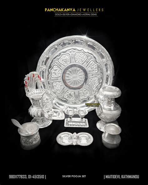 Pure Silver Pooja set « Panchakanya Jewellers