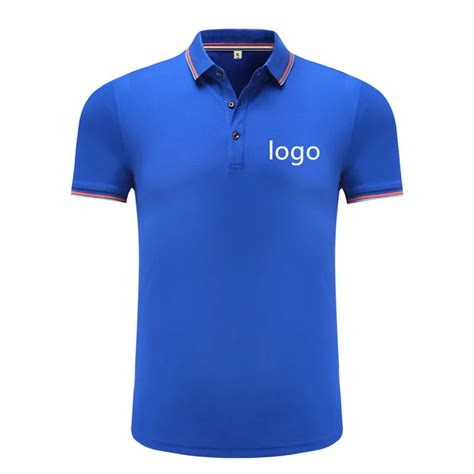 Custom Embroidered pique polo shirt with your own text design ...