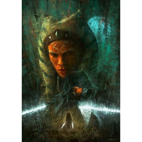 Star Wars: The Mandalorian Ahsoka the Warrior by Ignacio RC Canvas Giclee Art Print