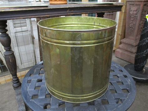 Large Brass Planter Pot • The Architectural Warehouse