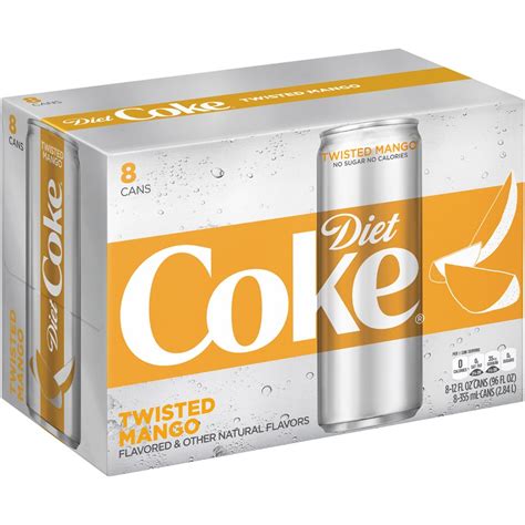 Coca-Cola Twisted Mango Diet Coke 12 oz Cans - Shop Soda at H-E-B