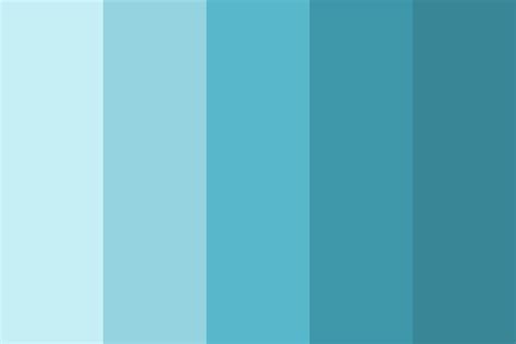 turquoise variations Color Palette