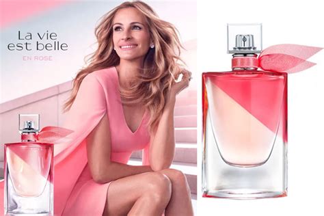 Julia Roberts Lancome La Vie Est Belle En Rose Perfume Celebrity SCENTsation