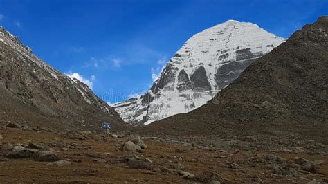 Sacred Mount Kailash, Mount Kailash and Om Parvat, Kailash, Tibet Stock Video - Video of kailash ...