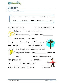 Electricity Worksheets – TheWorksheets.CoM – TheWorksheets.com