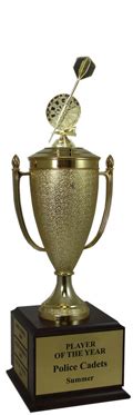 Darts Championship Traveling Trophies | QuickTrophy