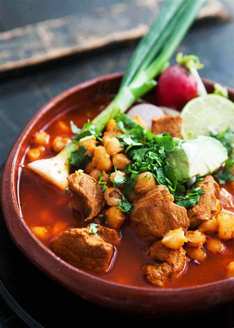 Mexican Pork Pozole Soup Recipe | Deporecipe.co