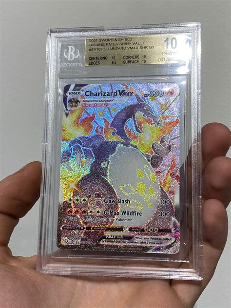 BGS PRISTINE 10 Shiny VMAX Charizard SV107/SV122 - Shining Fates Shiny – Pokemon Plug