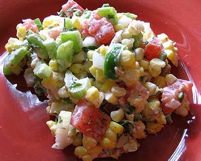 Summer Corn and Ranch Salad | Lisa's Kitchen | Vegetarian Recipes | Cooking Hints | Food ...