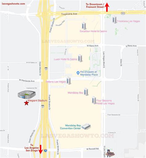 Las Vegas Raiders Stadium Directions - Last Vegas Iconic